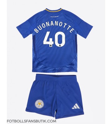 Leicester City Facundo Buonanotte #40 Replika Hemmatröja Barn 2024-25 Kortärmad (+ Korta byxor)